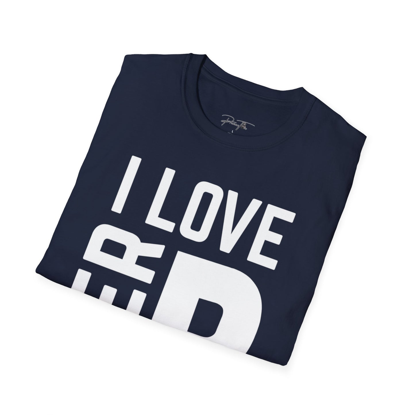 Unisex I Love Her Personality Couples T-Shirt 2 | Unisex Softstyle, Casual Wear, Statement Tee, Birthday Gift, Relationship Shirt