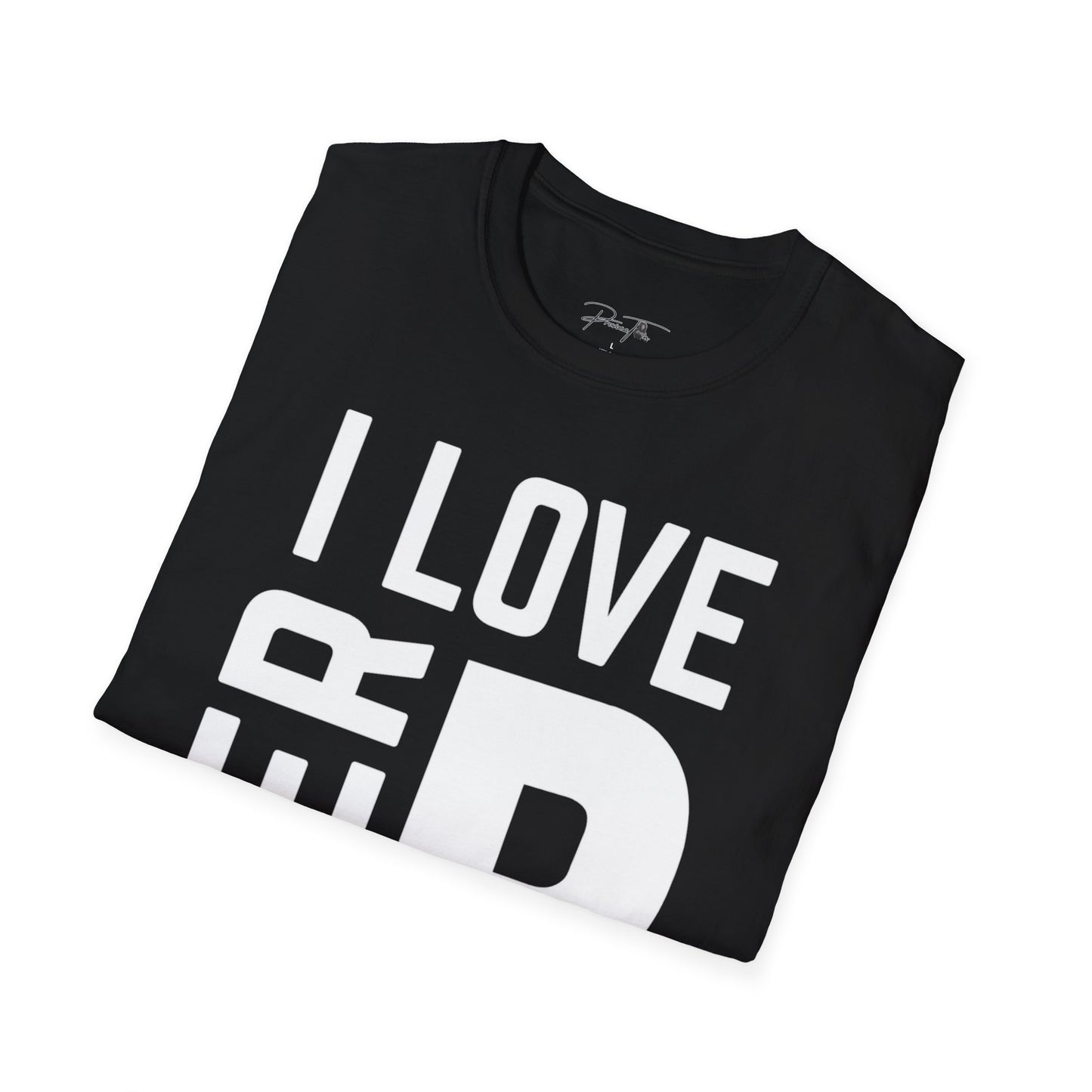 Unisex I Love Her Personality Couples T-Shirt 2 | Unisex Softstyle, Casual Wear, Statement Tee, Birthday Gift, Relationship Shirt