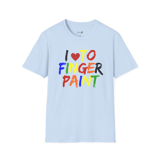 Unisex Tee - Couples Paint Design