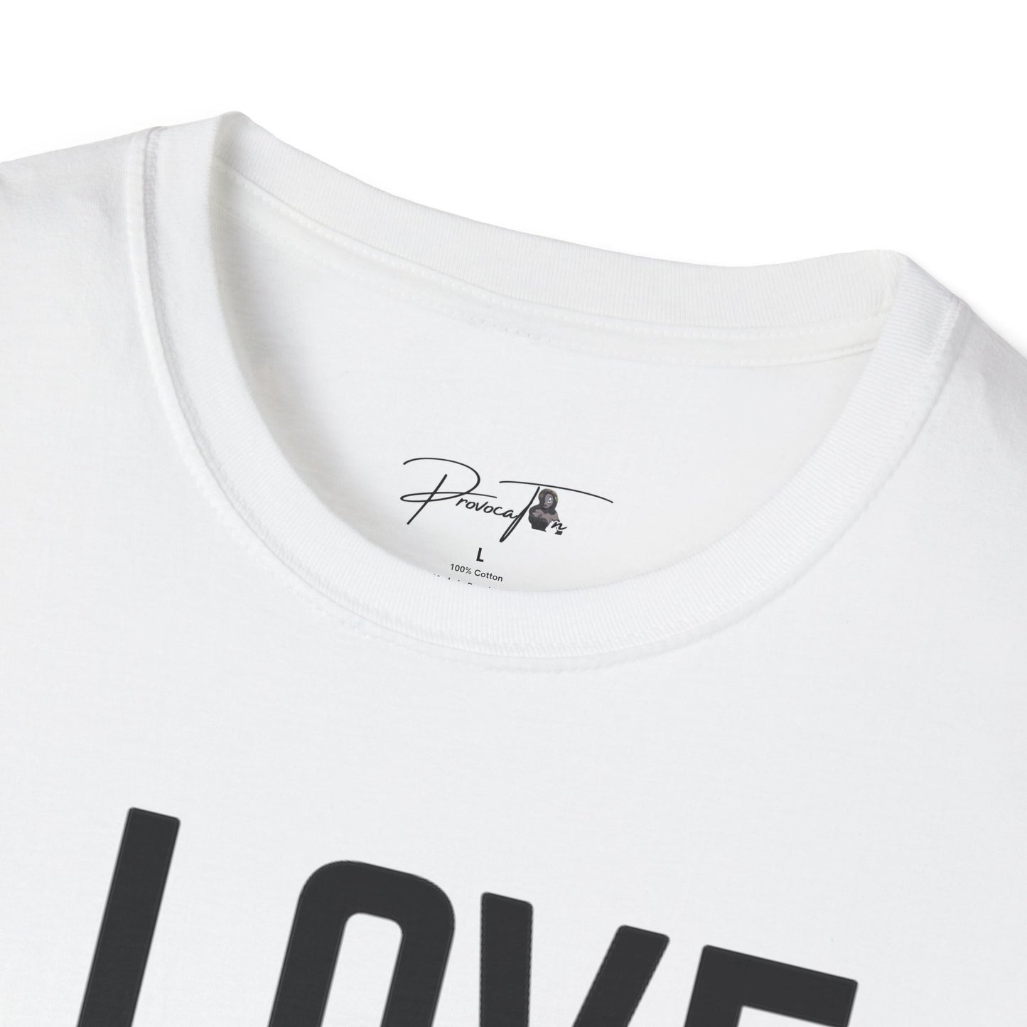 Unisex I Love Her Personality Couples T-Shirt | Unisex Softstyle, Casual Wear, Statement Tee, Birthday Gift, Relationship Shirt