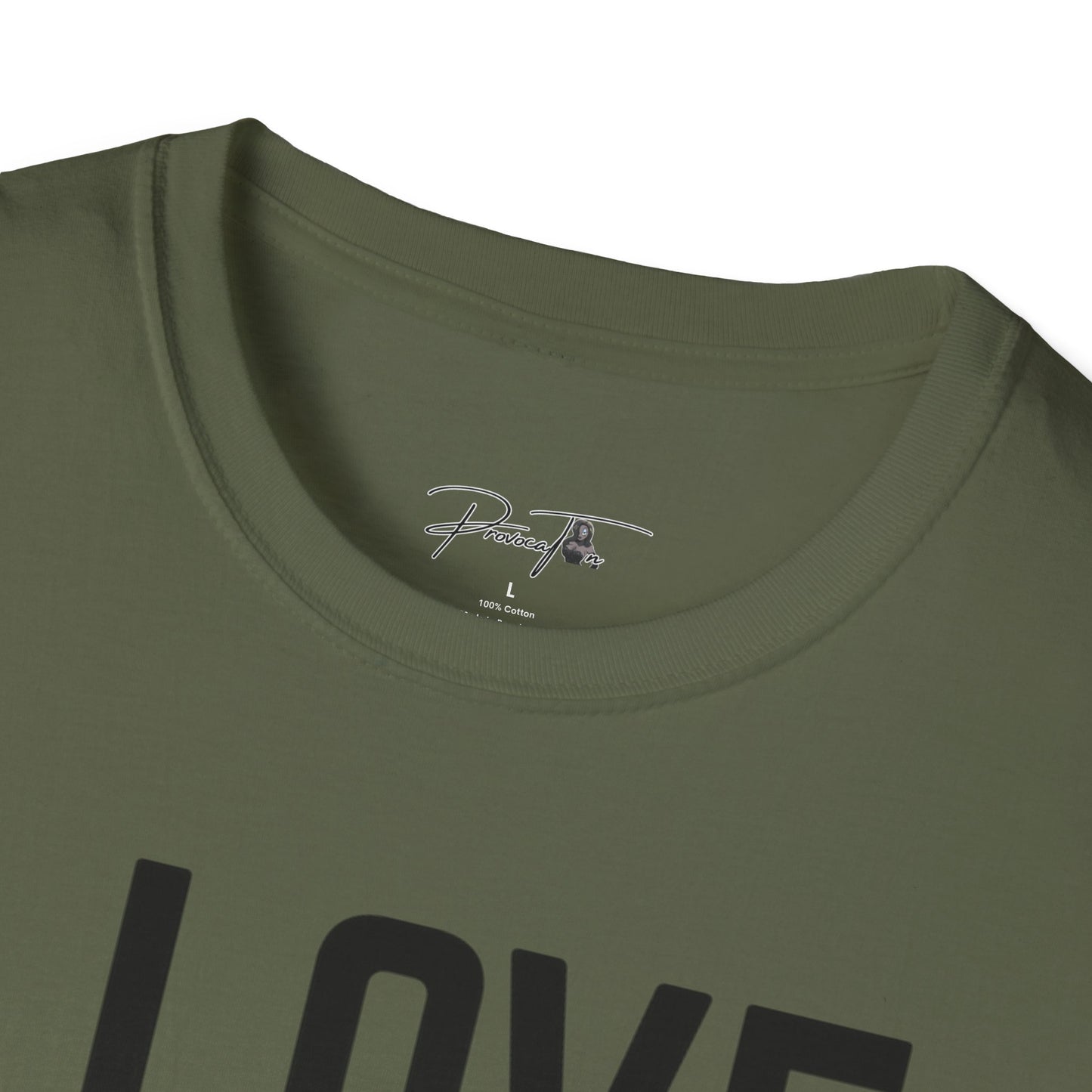 Unisex I Love Her Personality Couples T-Shirt | Unisex Softstyle, Casual Wear, Statement Tee, Birthday Gift, Relationship Shirt