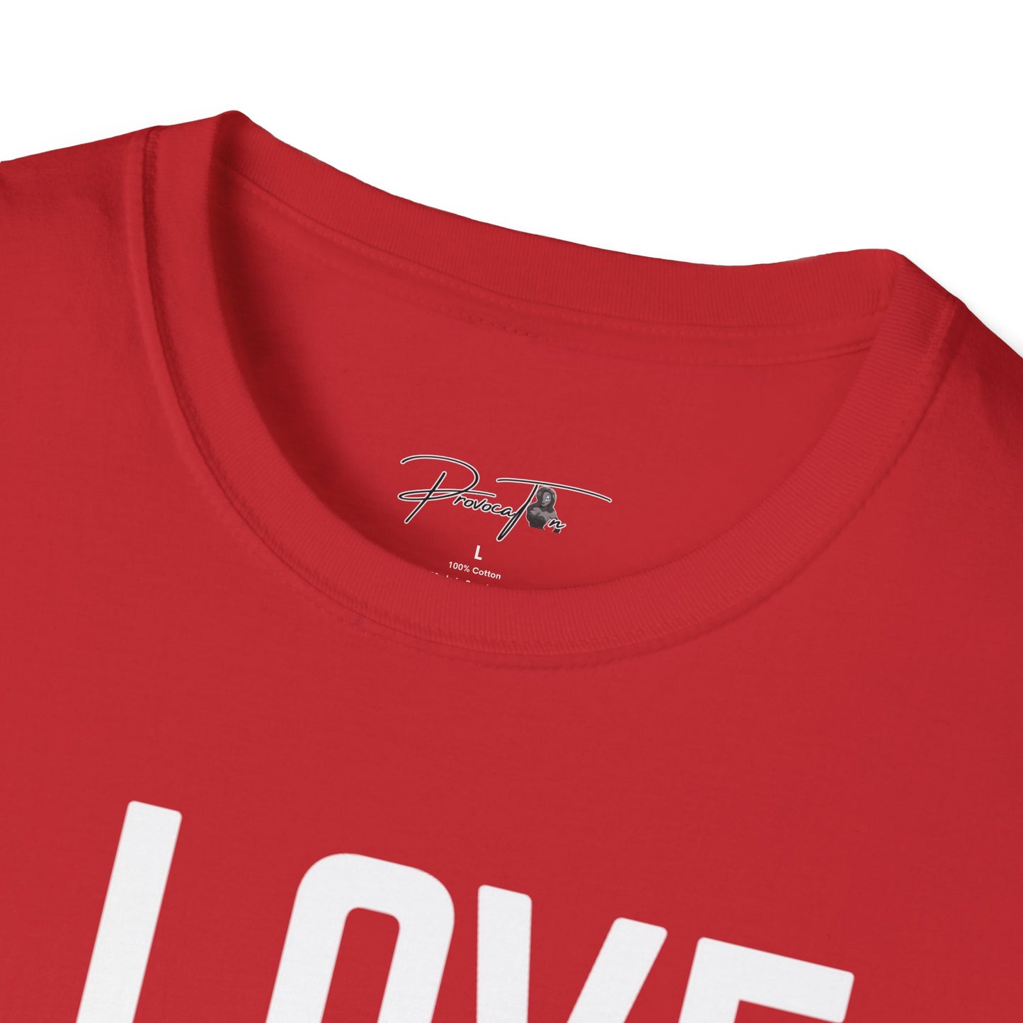 Unisex I Love Her Personality Couples T-Shirt 2 | Unisex Softstyle, Casual Wear, Statement Tee, Birthday Gift, Relationship Shirt