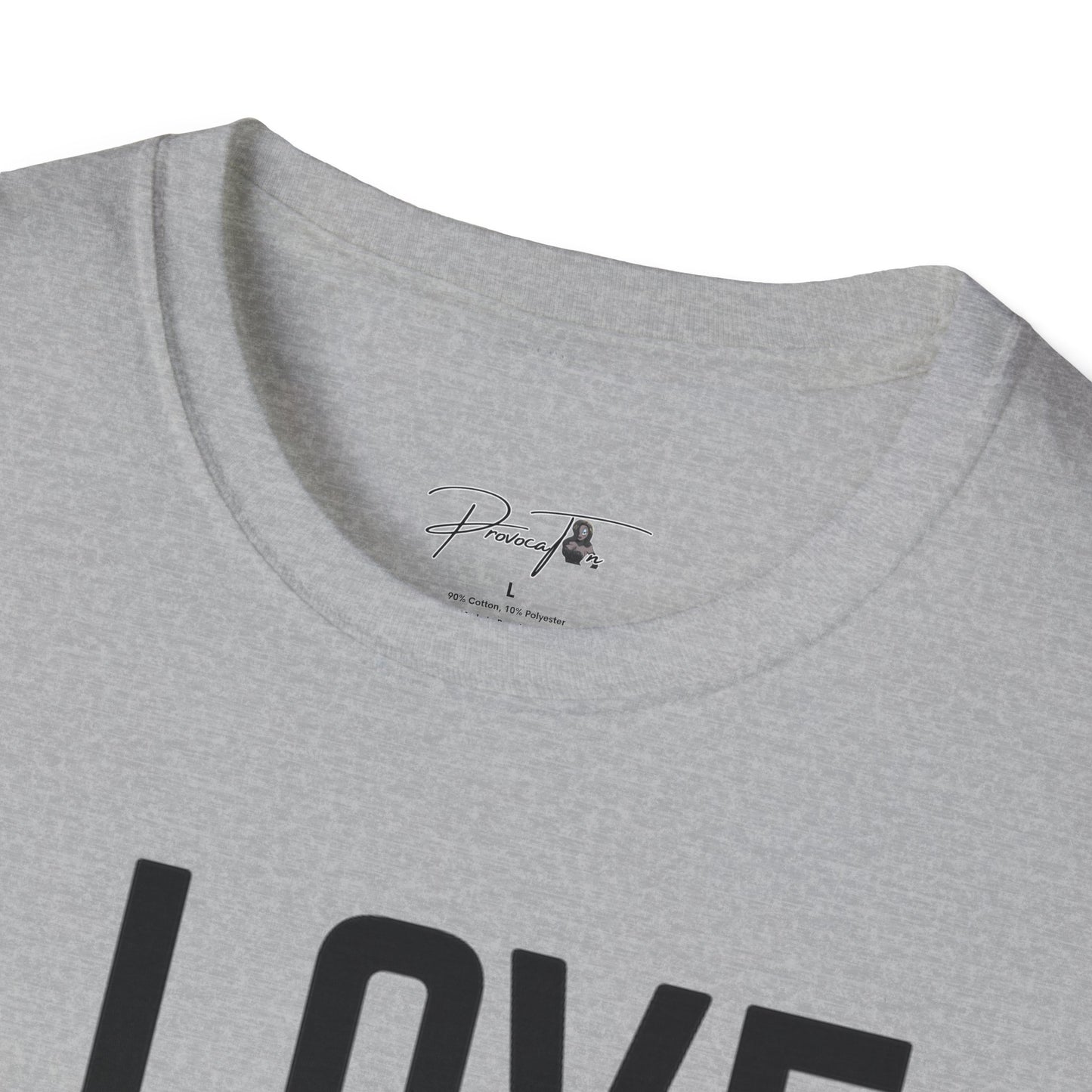 Unisex I Love Her Personality Couples T-Shirt | Unisex Softstyle, Casual Wear, Statement Tee, Birthday Gift, Relationship Shirt