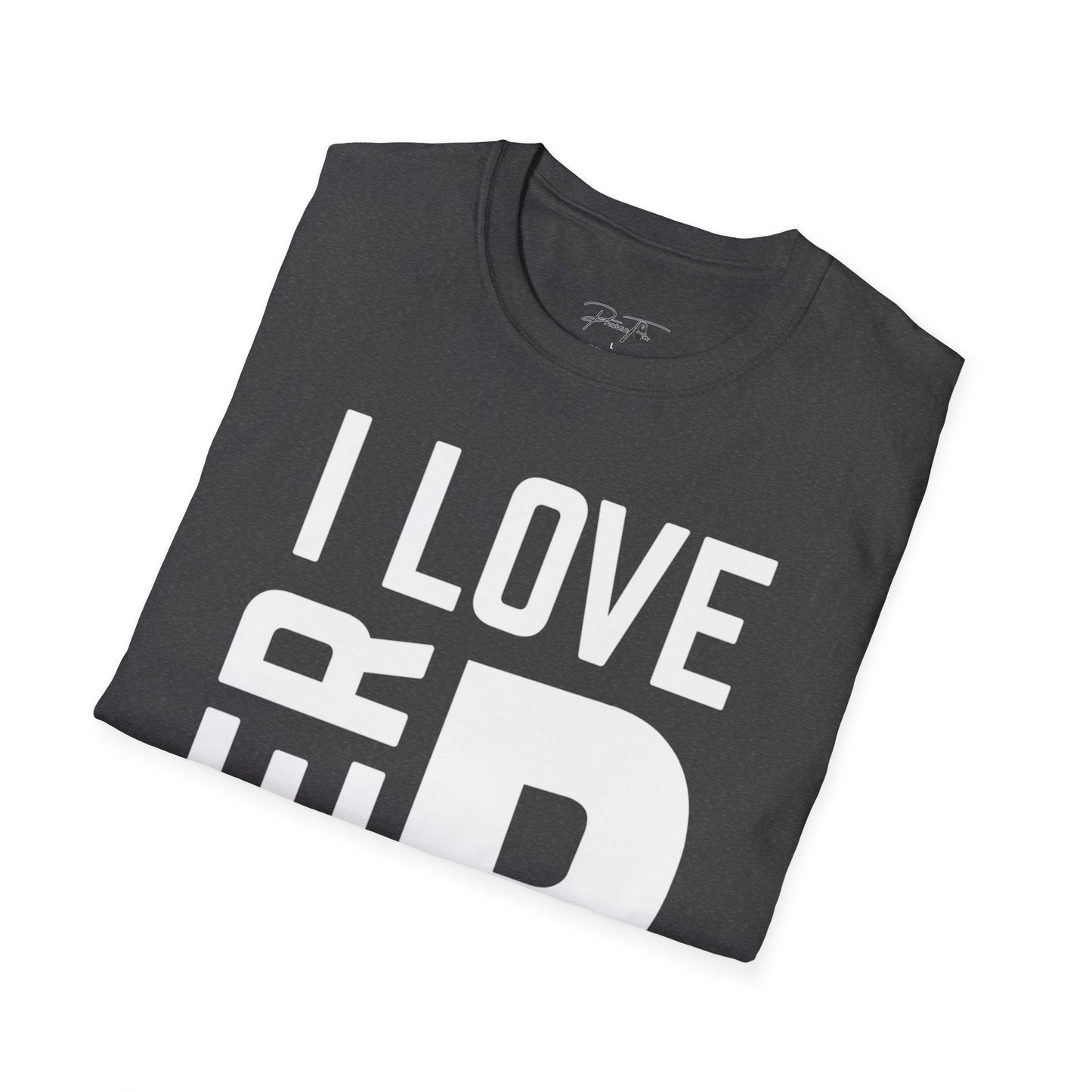 Unisex I Love Her Personality Couples T-Shirt 2 | Unisex Softstyle, Casual Wear, Statement Tee, Birthday Gift, Relationship Shirt