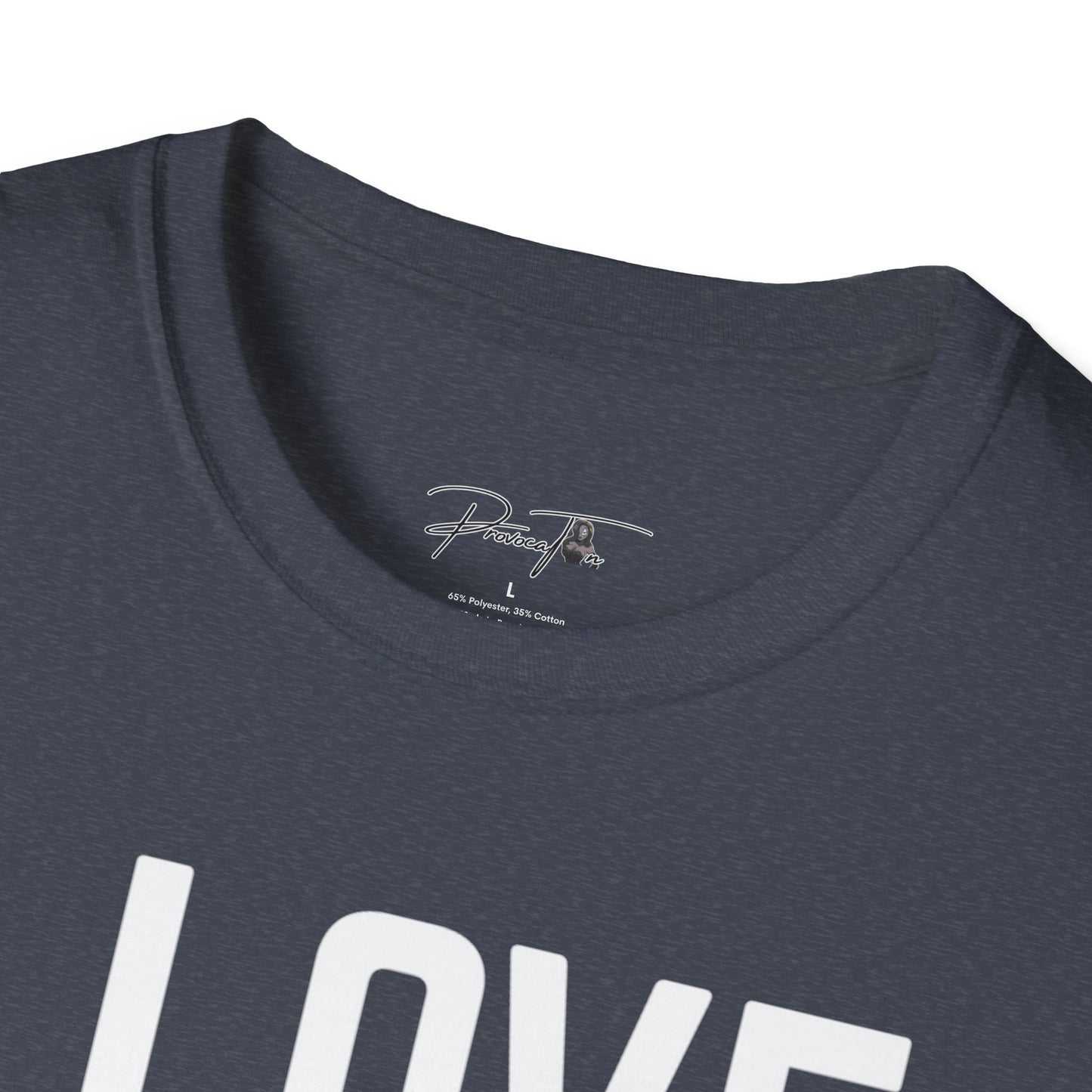 Unisex I Love Her Personality Couples T-Shirt 2 | Unisex Softstyle, Casual Wear, Statement Tee, Birthday Gift, Relationship Shirt