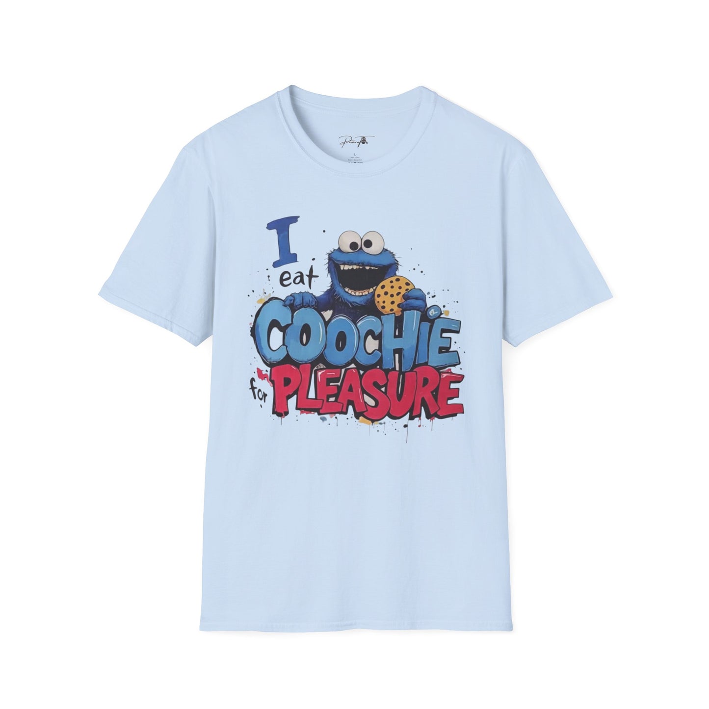 Unisex Cookie Monster Graphic Tee - Softstyle T-Shirt