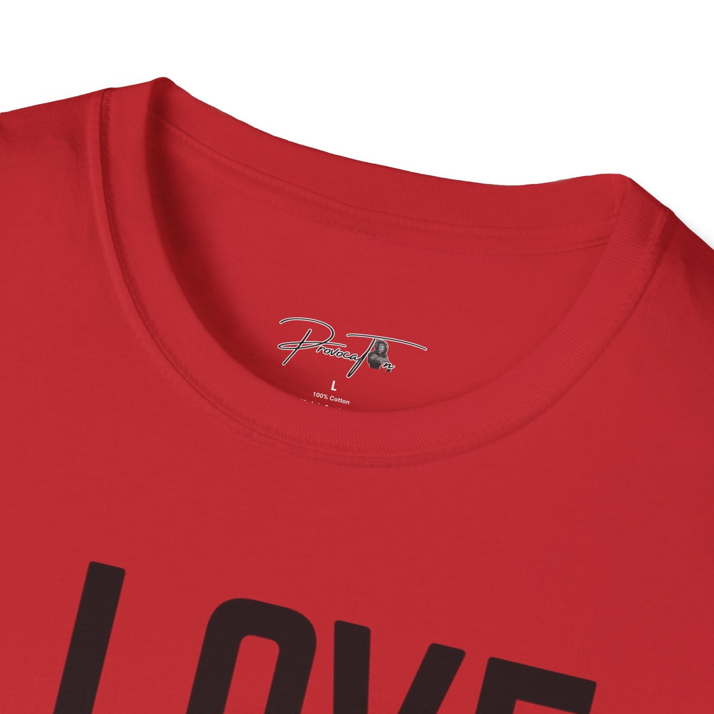 Unisex I Love Her Personality Couples T-Shirt | Unisex Softstyle, Casual Wear, Statement Tee, Birthday Gift, Relationship Shirt
